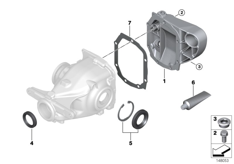 Final drive, gasket set