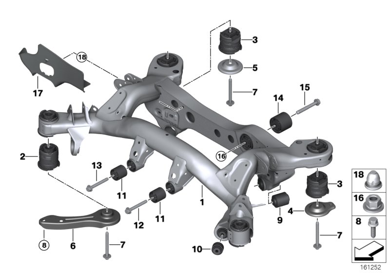 Rear axle carrier