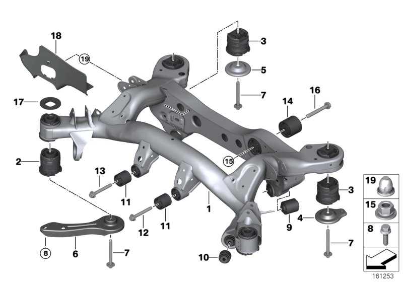 Rear axle carrier