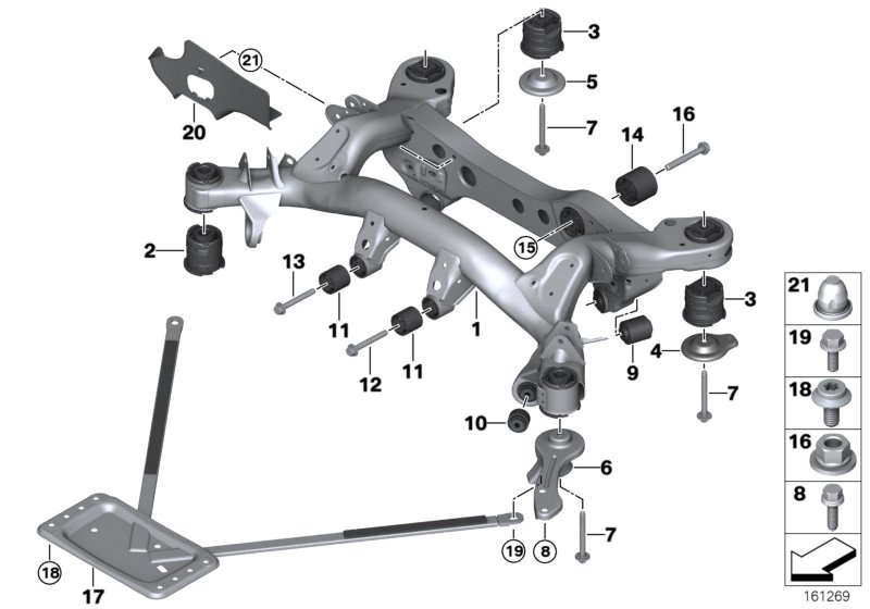 Rear axle carrier