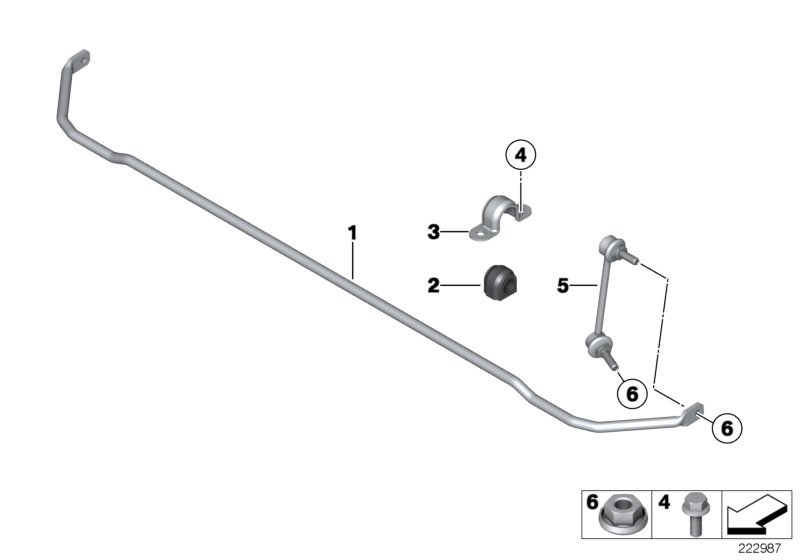 Stabilizer, rear