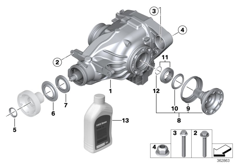 Differential-drive/output