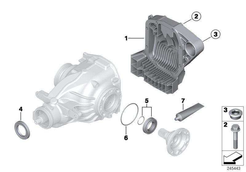 Final drive, gasket set