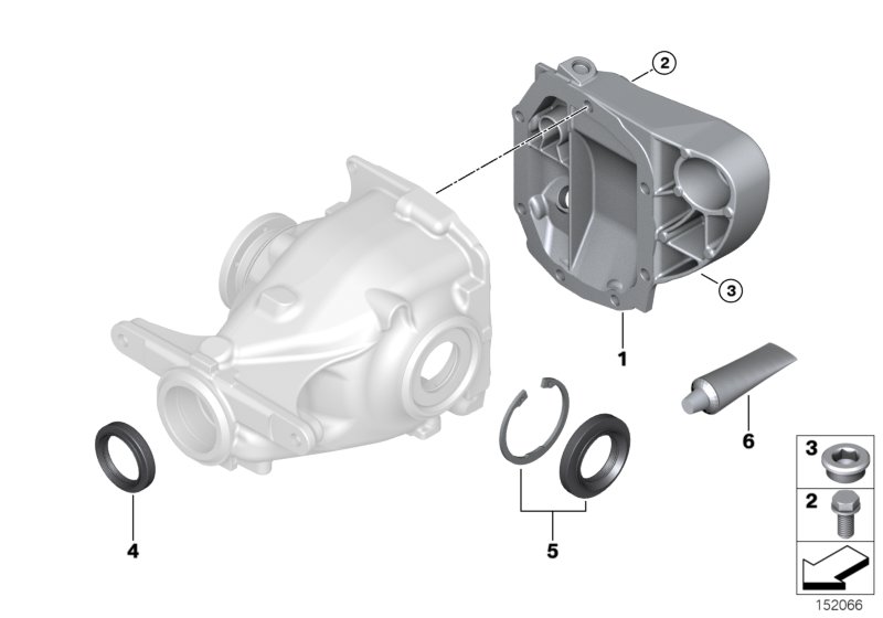 Final drive, gasket set