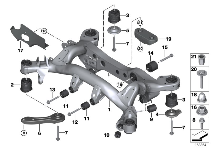 Rear axle carrier