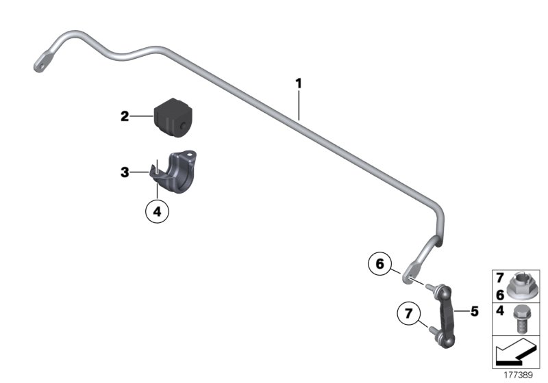 Stabilizer, rear