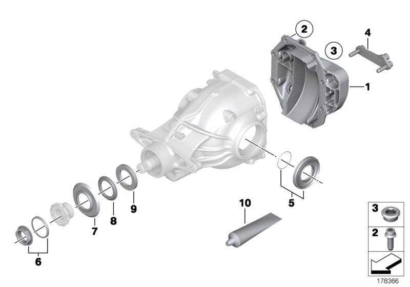 Final drive, gasket set