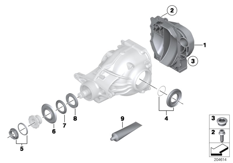 Final drive, gasket set