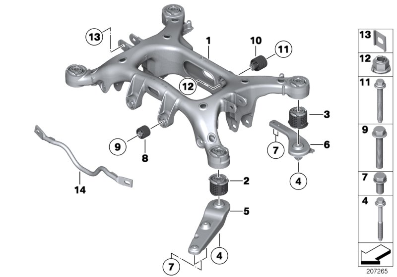 Rear axle carrier