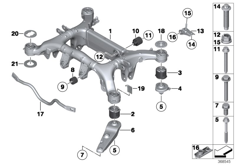 Rear axle carrier