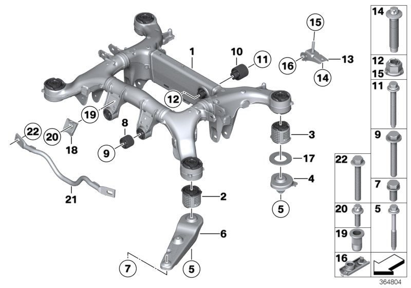Rear axle carrier