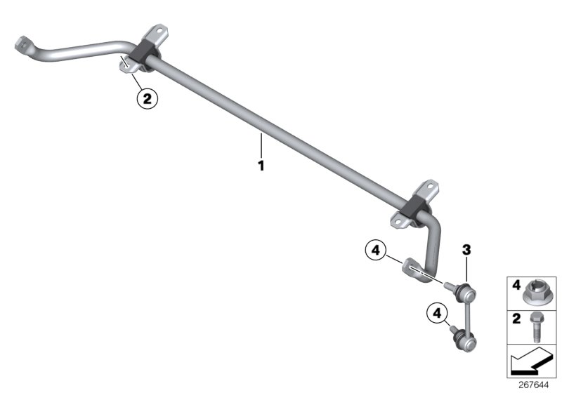 Stabilizer, rear