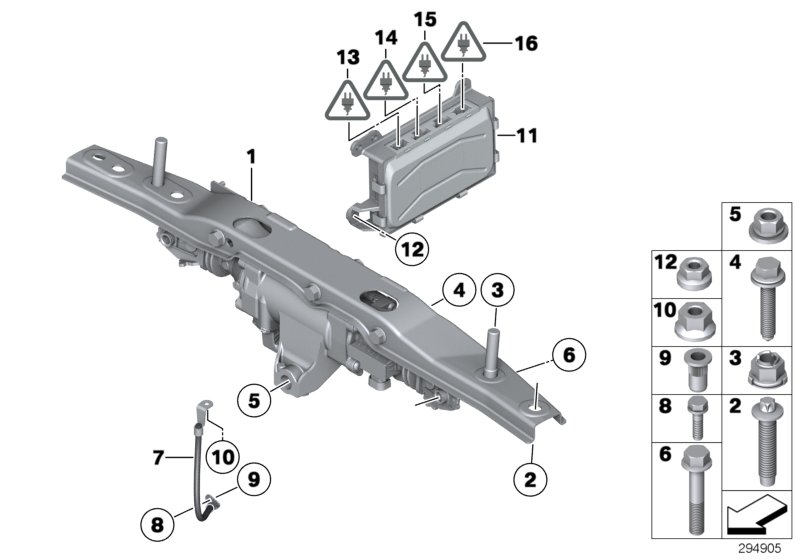 Actuator HSR/mounting parts/control unit