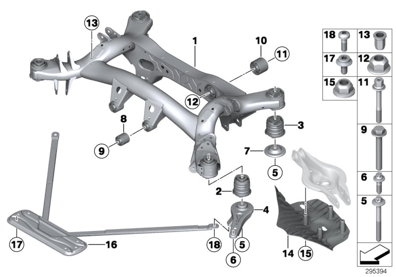 Rear axle carrier