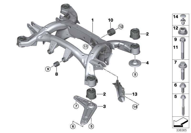 Rear axle carrier