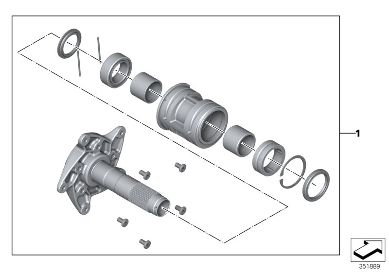 Drive shaft, eccentric
