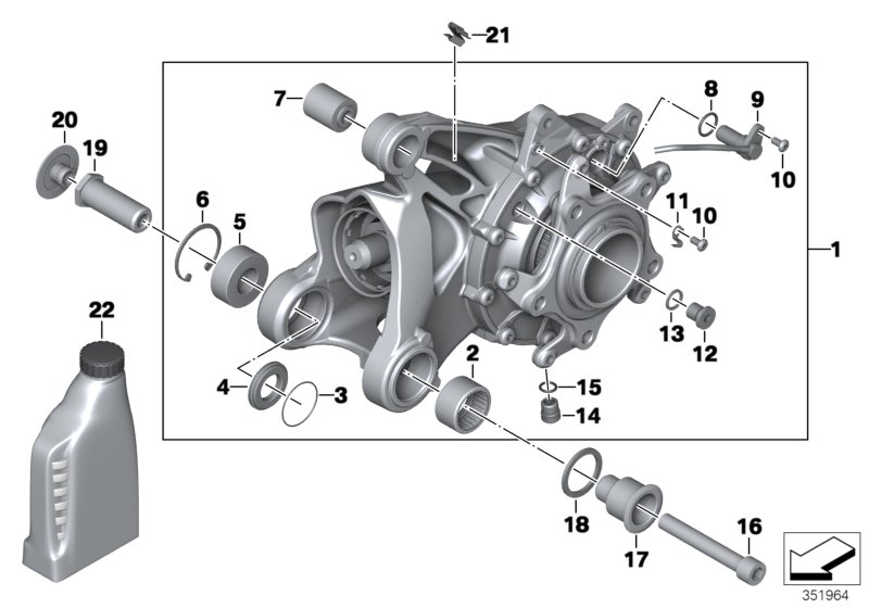 Bevel gear, Integral ABS Generation 1