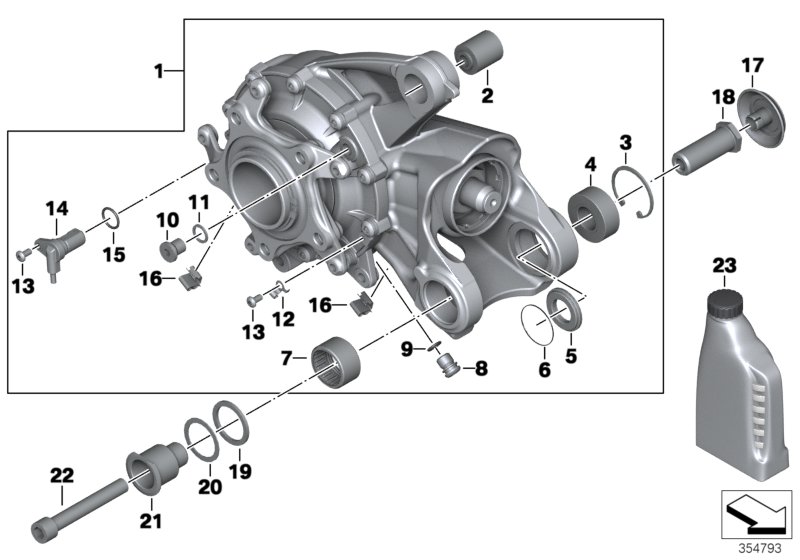 Bevel gear, Integral ABS Generation 1