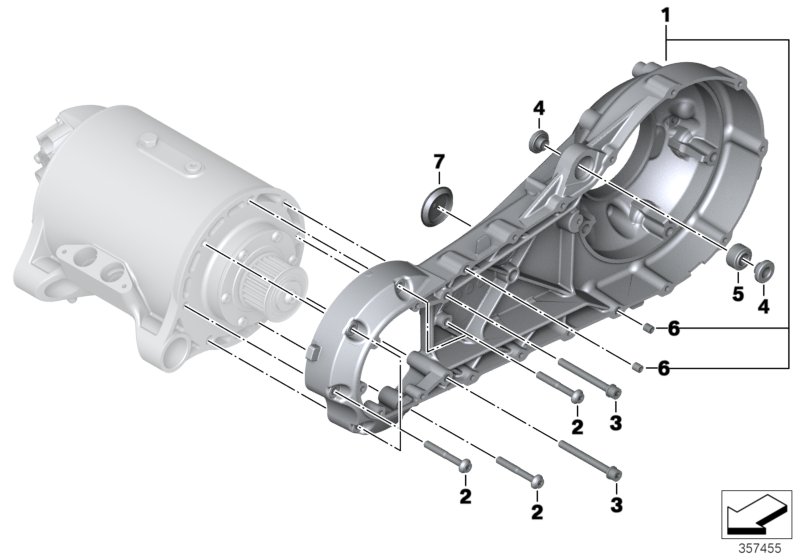 Rear wheel swinging arm