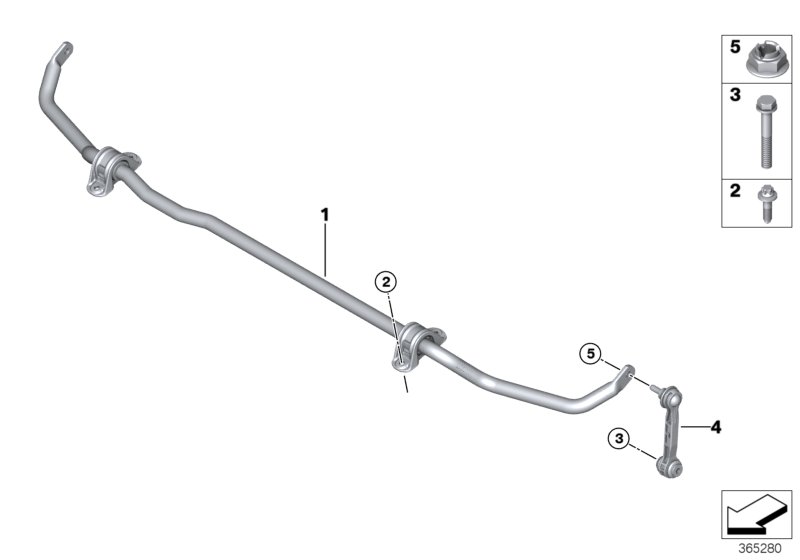 Stabilizer, rear