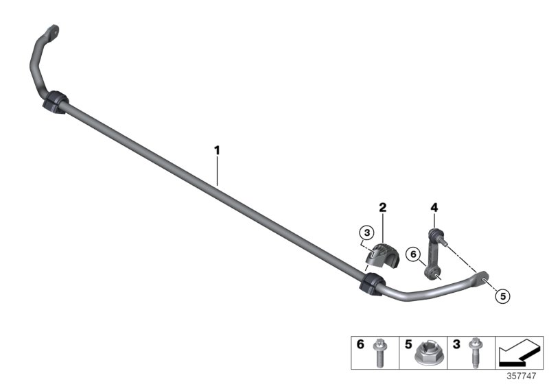 Stabilizer, rear