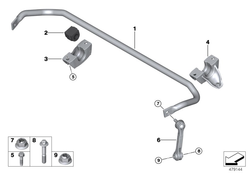 Stabilizer, rear
