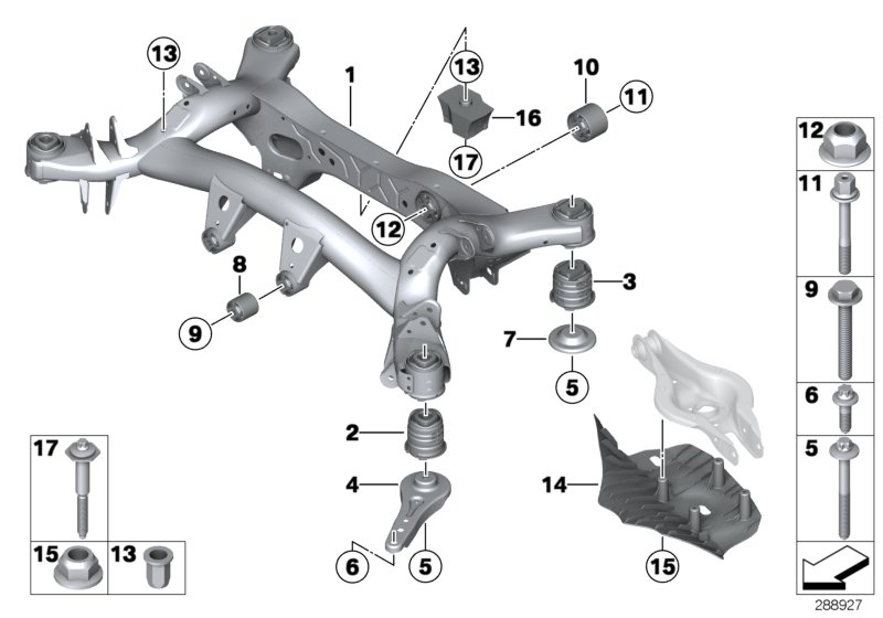 Rear axle carrier