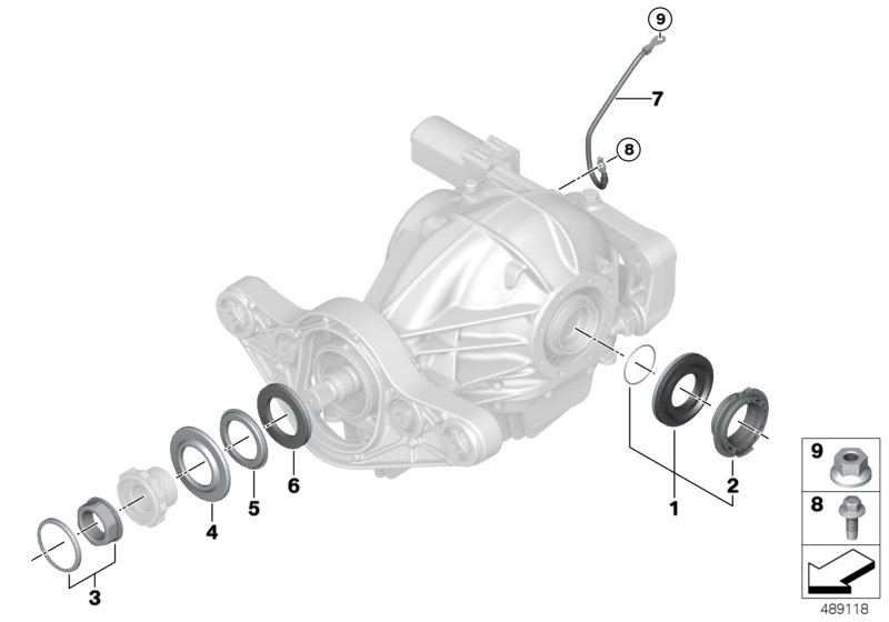 Rear-axle-drive parts