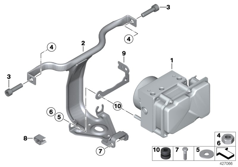 Pressure modulator ABS
