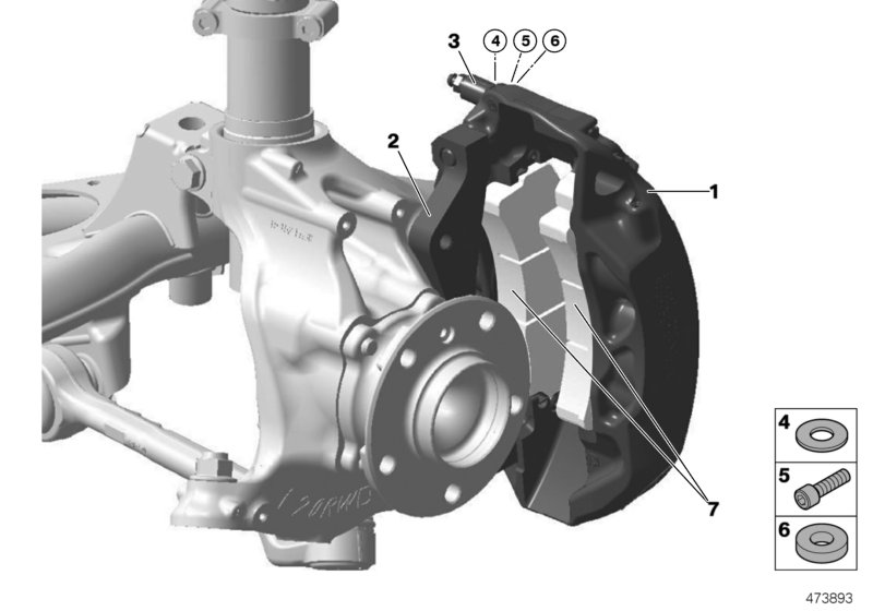 Front brake AP racing