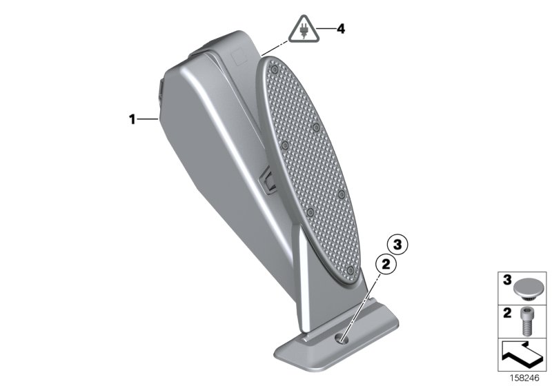 Acceleration/accelerator pedal module