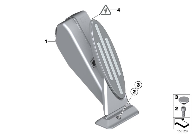 Acceleration/accelerator pedal module