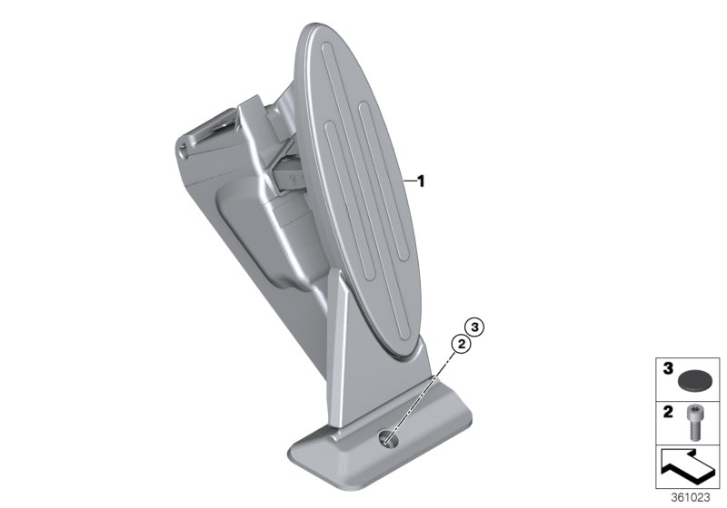 Acceleration/accelerator pedal module