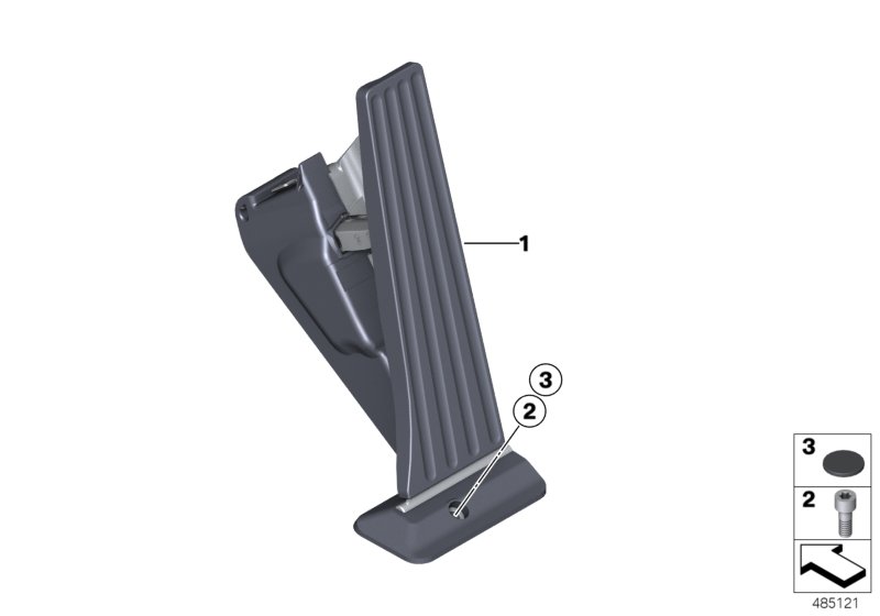 Acceleration/accelerator pedal module