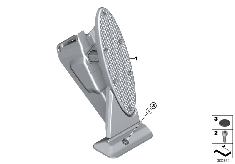 Acceleration/accelerator pedal module