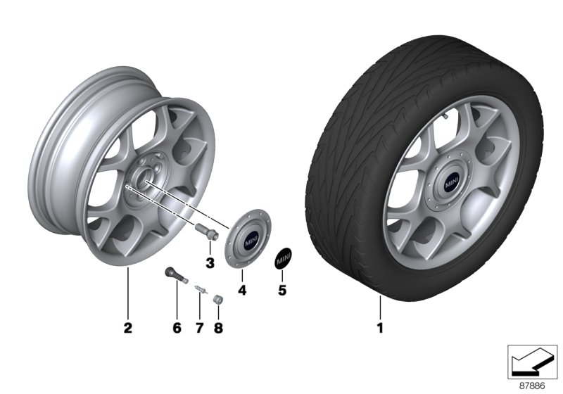 MINI LA wheel, X-Lite 84