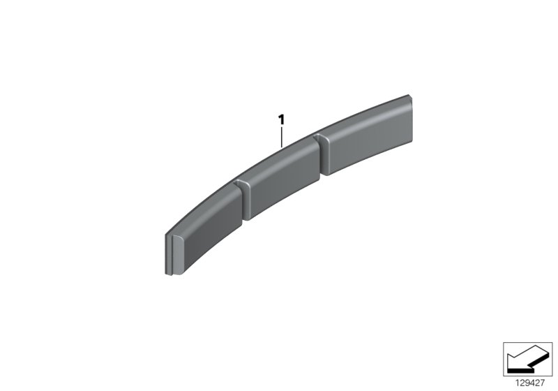 Balance weight, zinc