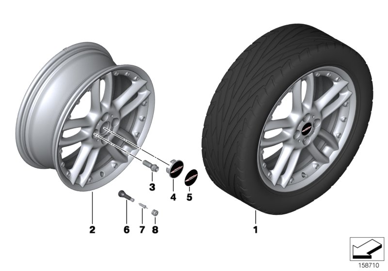 JCW LA wheel Double-Spoke R109 Composite