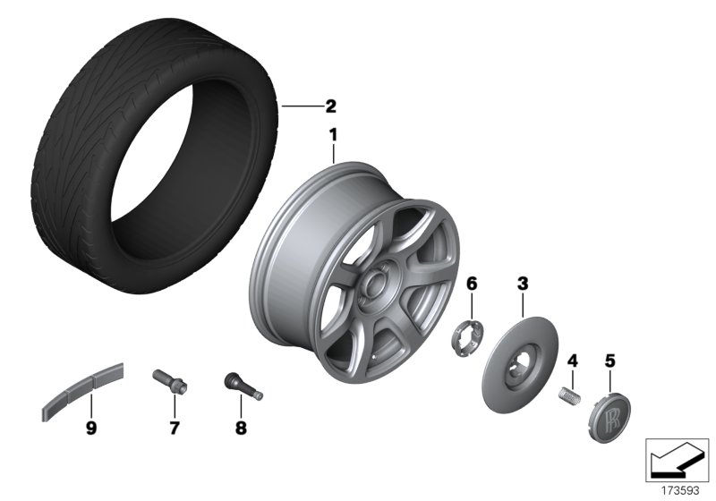 LA wheel, styling 267