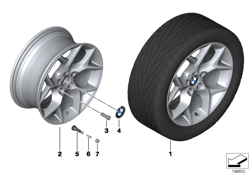 BMW LA wheel Y spoke 322