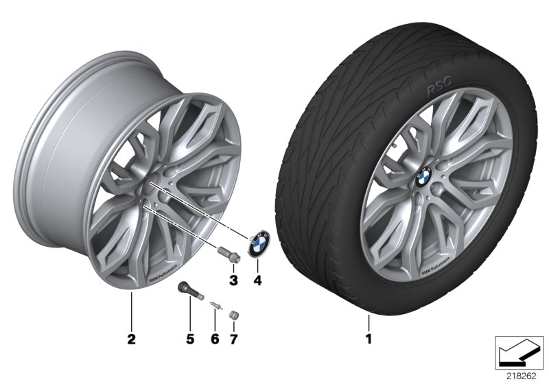 BMW LA wheel Y-spoke 375 BMW Performance
