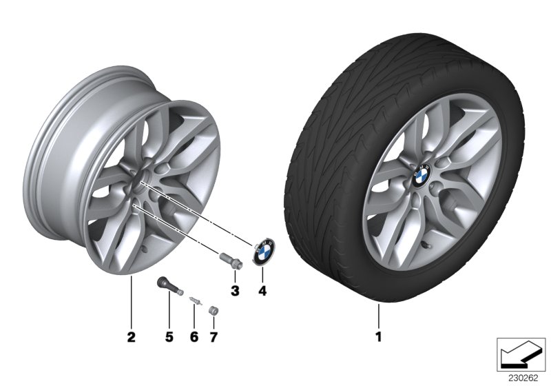 BMW LA wheel Y-spoke 305