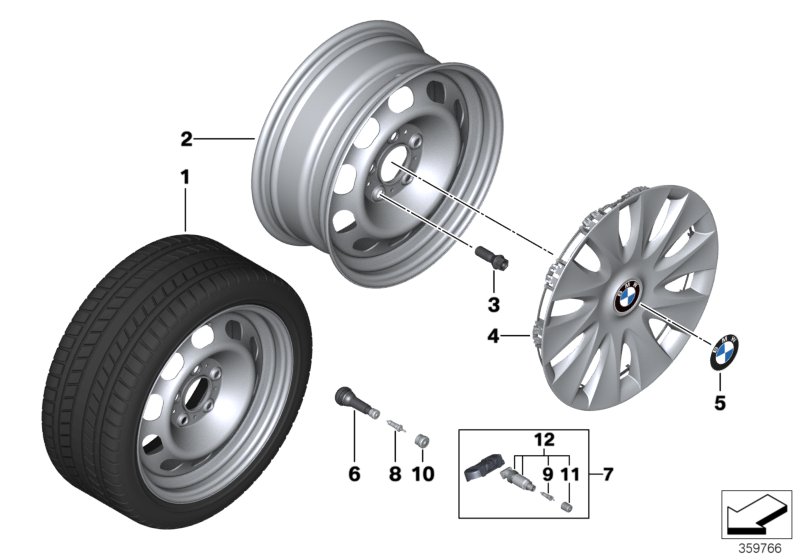 Steel rim styl.12 - 16''