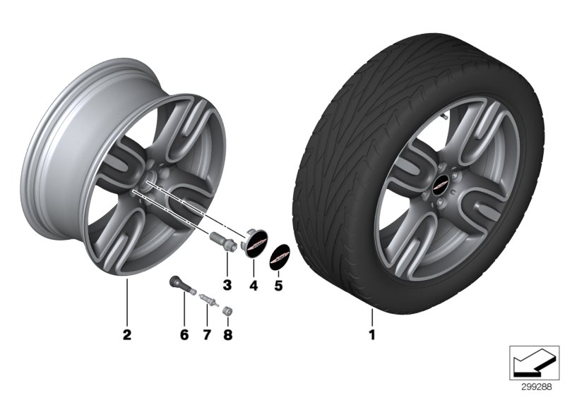 MINI LA wheel GP II 136