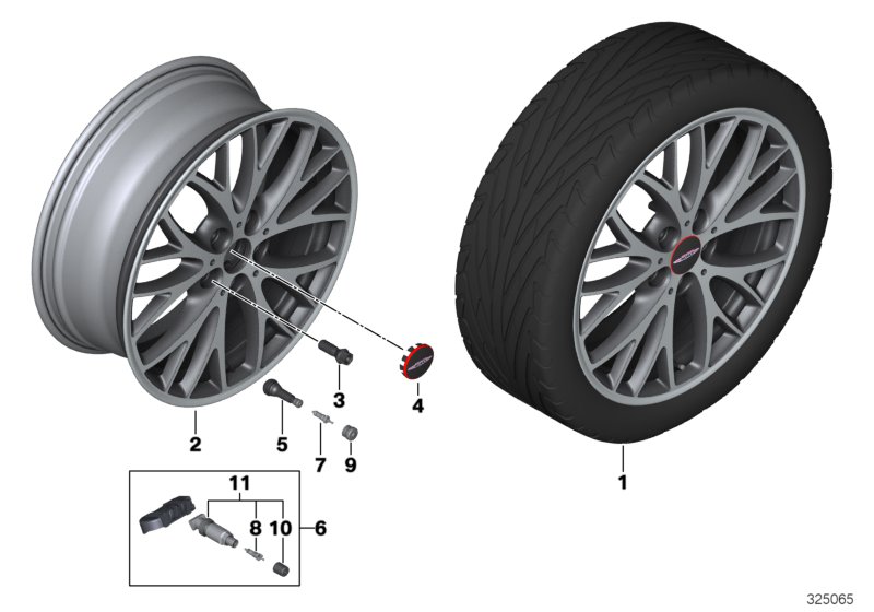 MINI LA wheel Cross Spoke 506