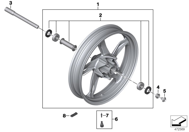 Front wheel