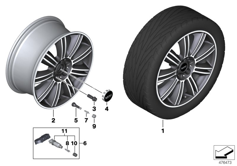 MINI LA wheel Yours Masterpiece 524- 19"