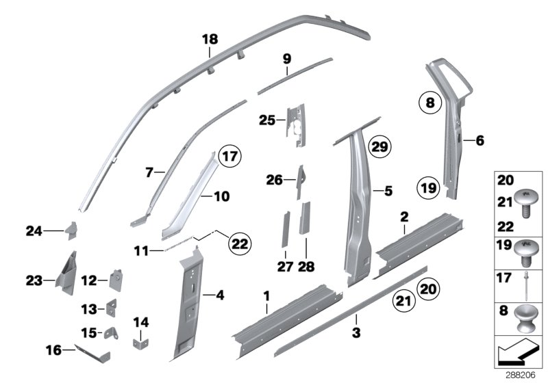 Side frame