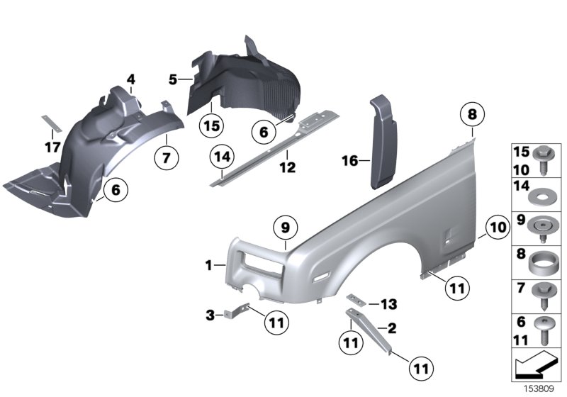 Side panel, front