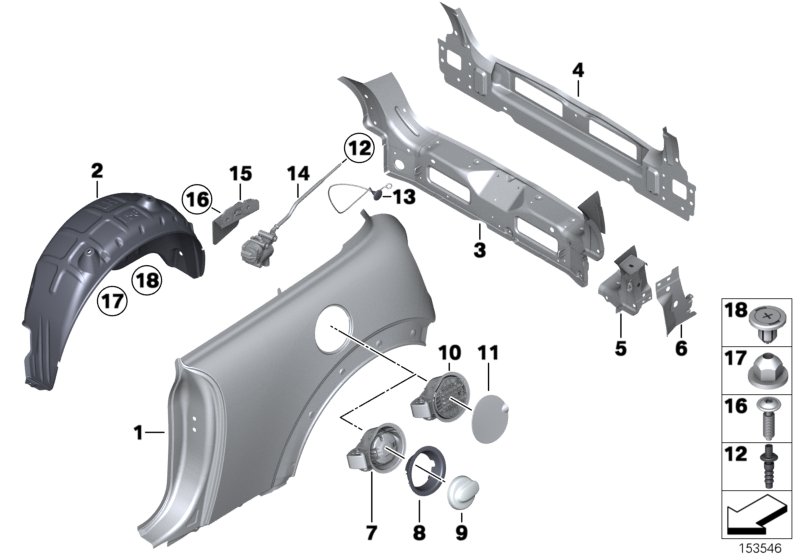 Side panel/tail trim